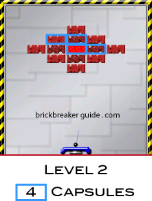 BrickBreaker Level 2 Diagram